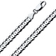 8mm 14K White Gold Men's Concave Curb Cuban Link Chain Necklace thumb 0