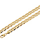 9mm 14K Yellow Gold Solid Men's  Mariner Chain Necklace 22-26in thumb 0