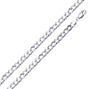 4mm Sterling Silver Solid Men's Curb Cuban Link Chain Necklace 16-30in