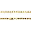 4mm Solid 14K Yellow Gold Ball Link Chain Necklace 16-30in