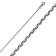 1.2mm 14K White Gold Solid Diamond-Cut Beveled Cable Chain Necklace 16-22in thumb 0