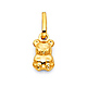 Teddy Bear Charm Pendant in 14K Yellow Gold - Mini thumb 0