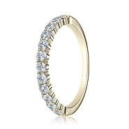 2.5mm 12-Stone Round Diamond Wedding Band by Benchmark in 14K Yellow Gold 0.48 ctw