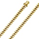 6mm 14K Yellow Gold Men's Miami Cuban Link Chain Necklace 22-30in thumb 0