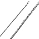 2mm Solid 14K White Gold Solid Diamond-Cut Box Chain Necklace 18-30in thumb 0