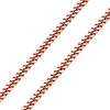 4mm 14K Rose Gold Solid Men's Miami Cuban Link Chain 20-24in