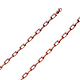 4mm 14K Rose Gold Solid Hollow Paper Clip Link Chain Necklace 16-30in thumb 0