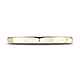 2mm Faceted Wedding Band in Solid 14K Yellow Gold thumb 0