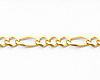 2.5mm Figaro 14K Yellow Gold Baby ID Bracelet thumb 1