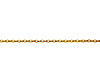 Dazzling CZ Filled Sideways Cross Bracelet in 14K Two Tone Gold 7in thumb 1