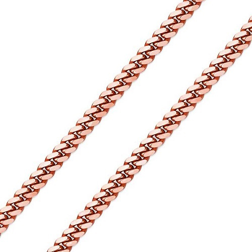 4mm 14K Rose Gold Solid Men's Miami Cuban Link Chain 20-24in Slide 0