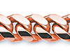 Men's 12mm 14K Rose Gold Miami Cuban Link Chain Necklace thumb 1
