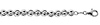 6mm Solid 10K White Gold Men's Moon Cut Chain Necklace 24-40in thumb 1