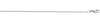 0.9mm 14K White Gold Solid Micro Rolo Link Chain Necklace 16-30in thumb 1