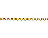 1.2mm 14K Yellow Gold Solid Rolo Cable Chain Necklace 16-22in. thumb 1