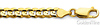8mm 14K Yellow Gold Solid Men's Concave Curb Cuban Link Chain Necklace 22-26in thumb 1