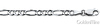 5mm 18K White Gold Solid Figaro Link Chain Necklace 16-30in thumb 1