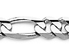 8mm Sterling Silver Solid Men's Figaro Link Chain Necklace 20-30in thumb 1