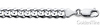 8mm 14K White Gold Men's Concave Curb Cuban Link Chain Necklace thumb 1