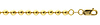 4mm Solid 14K Yellow Gold Ball Link Chain Necklace 16-30in thumb 1