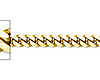 3.3mm 18K Yellow Gold Solid Miami Cuban Link Chain Necklace 18-30in thumb 1