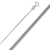 0.9mm Sterling Silver Solid Snake Chain Necklace 16-20in thumb 0