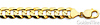 9.8mm 14K Yellow Gold Solid Men's Concave Curb Cuban Link Chain Necklace 24-26 thumb 1