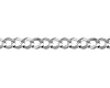 3mm Sterling Silver Solid Men's Concave Curb Cuban Link Chain Necklace 16-30in thumb 1