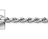 2.5mm Sterling Silver Solid Diamond-Cut Rope Chain Necklace 16-30in thumb 1