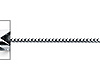 1mm 18K White Gold Solid Franco Chain Necklace 16-30in thumb 1