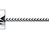 1.5mm 14K White Gold Solid Franco Chain Necklace 16-30in thumb 1