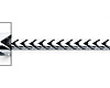 2.5mm 18K White Gold Solid Franco Chain Necklace 16-30in thumb 1