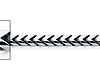 3mm 18K White Gold Solid Franco Chain Necklace 20-30in thumb 1