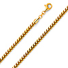3.7mm 18K Yellow Gold Solid Franco Chain Necklace 18-30in thumb 0