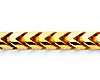 4.25mm 18K Yellow Gold Solid Men's Square Franco Chain Necklace 20-30in thumb 1