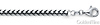 4.25mm 18K White Gold Solid Men's Square Franco Chain Necklace 20-30in thumb 1