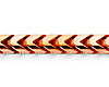 5mm 14K Rose Gold Solid Men's Franco Chain Necklace 20-30in thumb 1