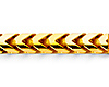 5mm 18K Yellow Gold Solid Men's Square Franco Chain Necklace 20-30in thumb 1