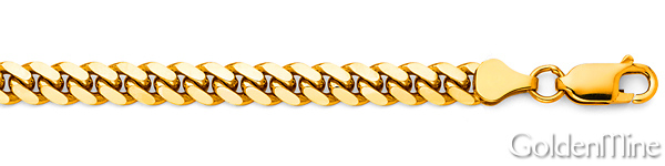 6mm 18K Yellow Gold Men's Miami Cuban Link Chain Necklace 20-30in Slide 1