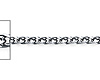 2mm 14K White Gold Solid Flat Open Spiga Wheat Chain Necklace 16-24inch thumb 1