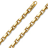 5.3mm 14K Yellow Gold Solid Men's Fancy Link Cable Chain 26in thumb 0