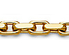 5.3mm 14K Yellow Gold Solid Men's Fancy Link Cable Chain 26in thumb 1