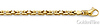 4.7mm Solid 14K Yellow Gold Solid Men's Fancy Byzantine Chain Bracelet 8.5in thumb 1