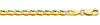 4.2mm 14K Yellow Gold Solid Concave Diamond-Cut Mariner Chain Bracelet - Light 7.5in thumb 1