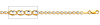2.9mm 14K Two-Tone Gold Solid Concave Diamond-Cut Mariner Chain Necklace - Light 16-24in thumb 1