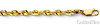 4mm 14K Yellow Gold Solid Men's Diamond-Cut Rope Chain Necklace 20-26in thumb 1
