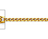 1.7mm Solid 14K Yellow Gold Flat Open Spiga Wheat Chain Necklace 16-22in thumb 1