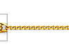 1.5mm Solid 14K Yellow Gold Flat Open Spiga Wheat Chain Necklace 16-22in thumb 1