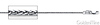 1mm Solid 14K White Gold Solid Square Braided Spiga Wheat Chain Necklace 16-24in thumb 1