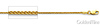 1.1mm 14K Yellow Gold Solid Round Braided Spiga Wheat Chain Necklace 16-24in thumb 1